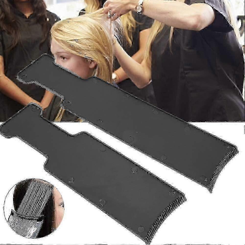Highlighting Board With Teeth Hair Tools Board Hairdresser's Paddle For Hair Dye Salon Use Hair Color Board
