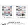 Colorful Polka Dot Hand Account Stickers - Small Round Labels for Sealing and Decoration