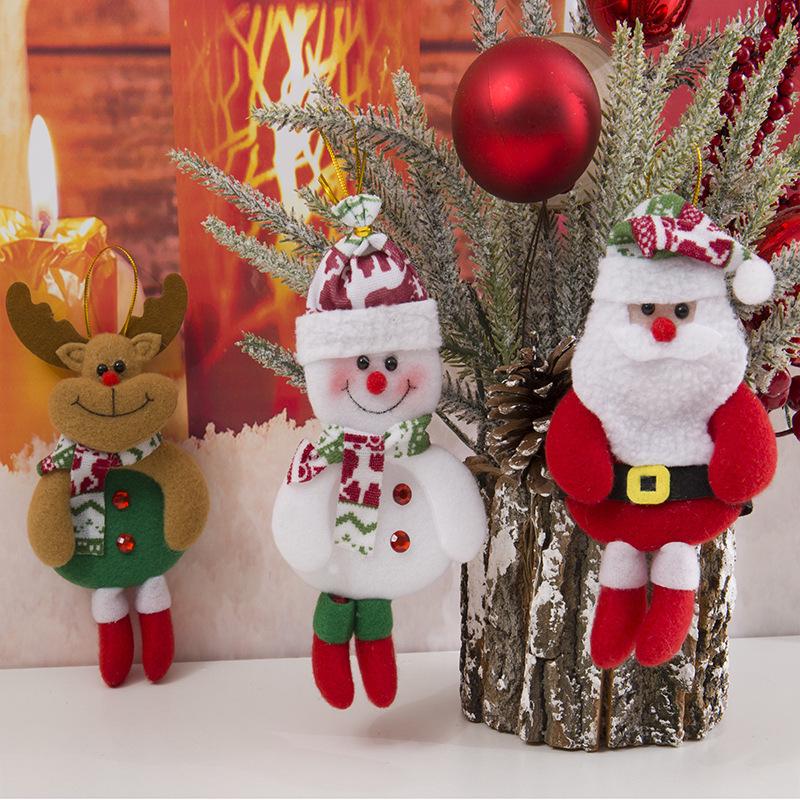 Christmas Small Fabric Doll Tree Ornaments