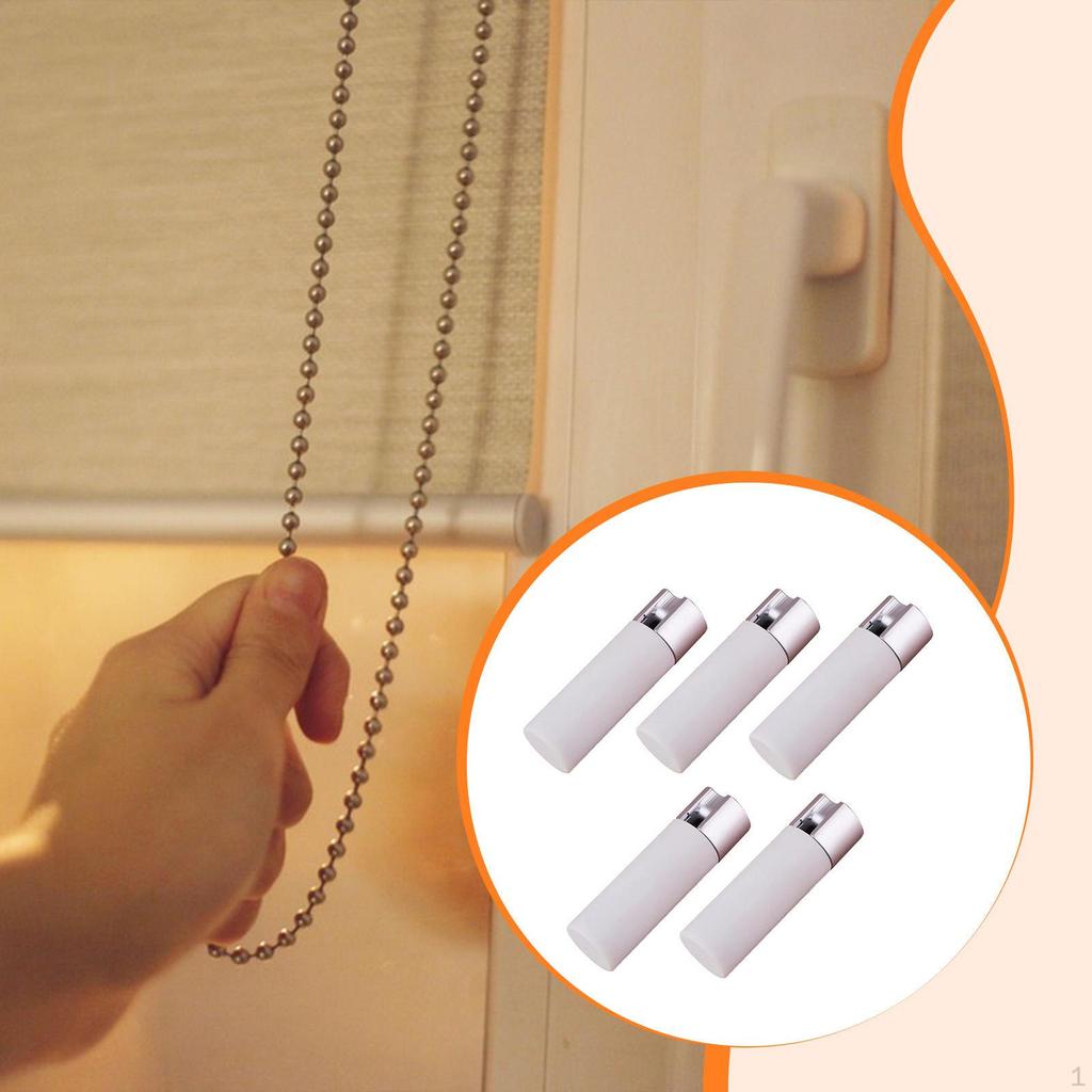 5 Pieces Curtain Cord Weights Rope Drop Ends Sleek Pull String Pendants Anti Wind Handles for