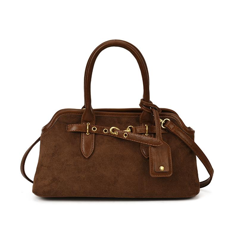 Large capacity bag women's autumn and winter retro 2025 new casual messenger bag versatile portable work commuter shell bag