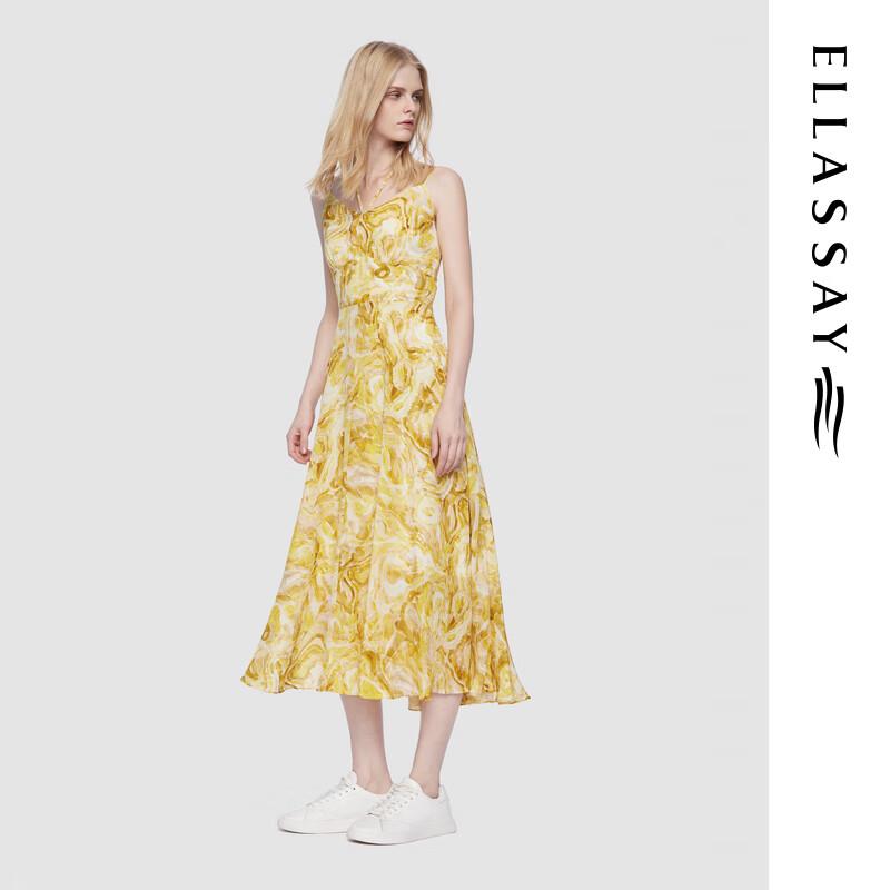 ELLASSAY 2025 Summer Floral Cami Midi Dress