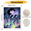 Disney Cheshire Cat wonderland oil paint by numbers painting kit handmade diy home decoration gift