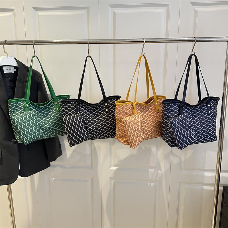 Bolsa tote grande com estampa vintage da moda de verão - bolsa de ombro exclusiva para uso casual na praia