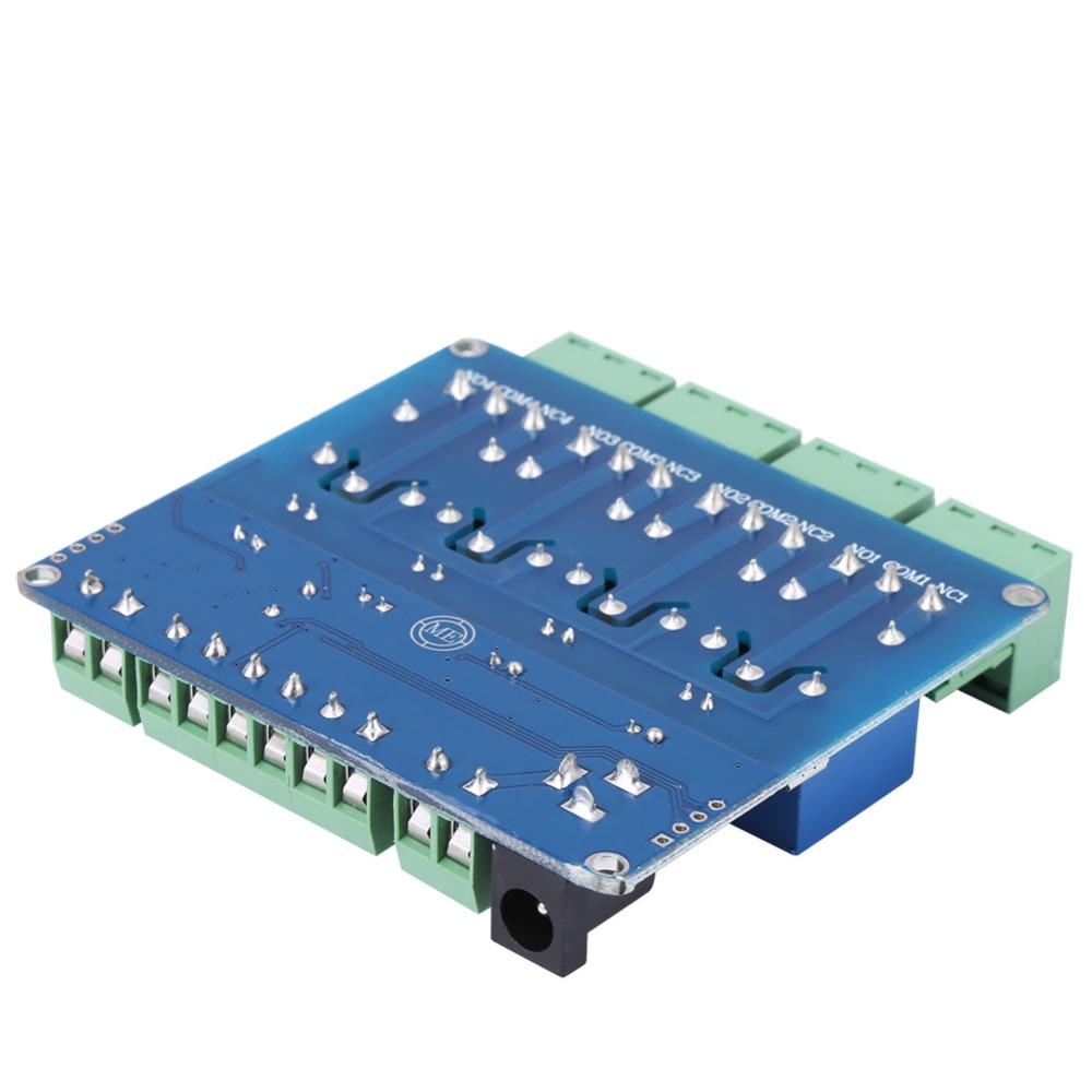 DC 12V Relay STM8S103F3 Microcontroller 4 Channel Relay Low Power Relay Board  DIY Electronics