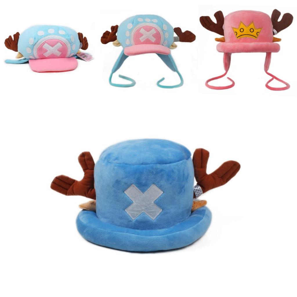 Peluche di Chopper di One Piece Cappello da Pescatore Morbido e Carino Accessorio per Abbigliamento