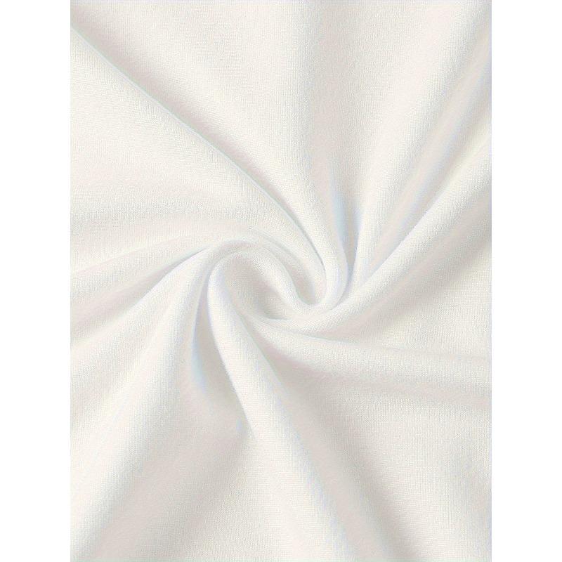 Europäische Größe Damen Weißes T-Shirt mit Rotem Mohnblumen-Blumendruck - Lockere Passform Rundhalsausschnitt Kurze Ärmel, Atmungsaktives Freizeit-Oberteil