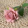 Single Velvet Strand Rose Simulation Flower Table Decor And Special Occasions