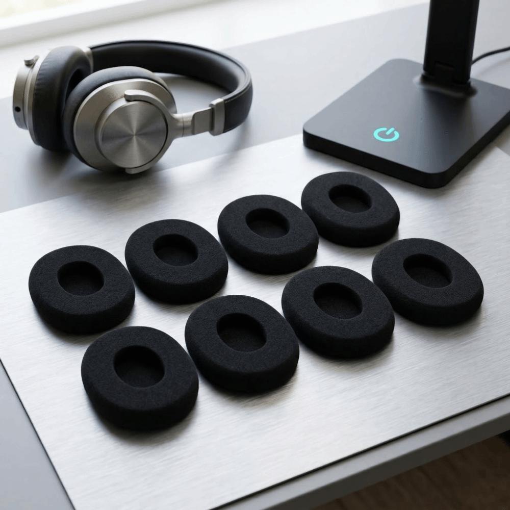 8PCS Noise Isolation Headphone Ear Pads for Logitech H800 Headphones Maintenance