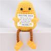 Handcrafted Wool Penguin Emoji Crochet Toy