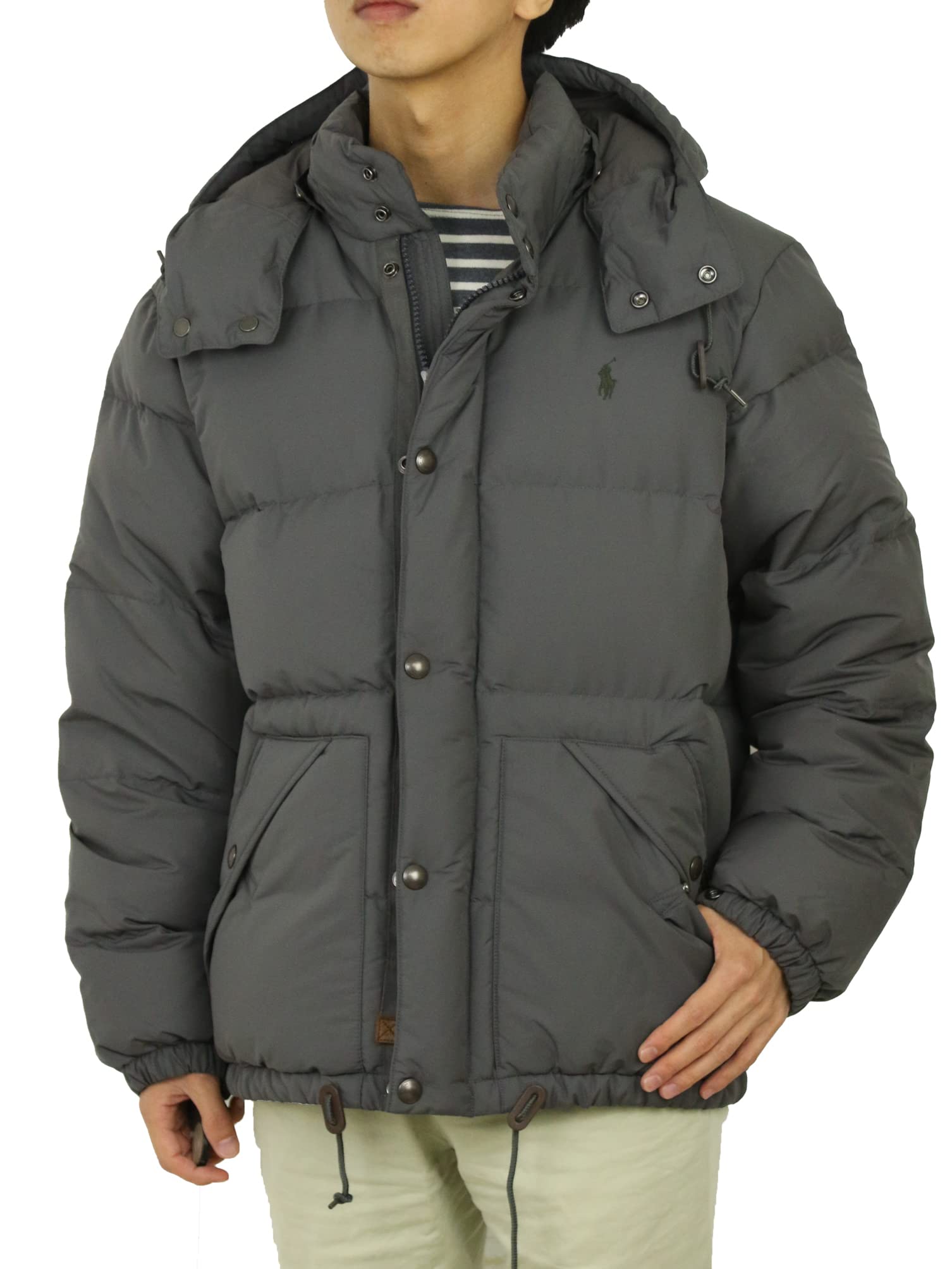 

POLO RALPH LAUREN ELMWOOD Outdoor Down Gray Men s Jacket, 0101805, XXL, [Used] сірий колір