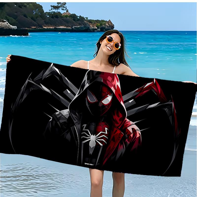 Spider Microfiber Beach Towel, Soft And Absorbent, Quick-Dry, Ideal for Summer Travel, Beach Essential, Swimming Pool Gifts