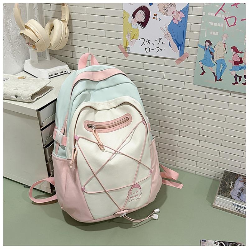 Fresh and Sweet Style Backpack for Junior and Senior High School Students Large-capacity Bag
