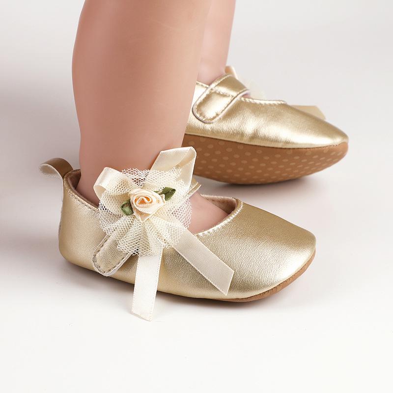 Soft Sole Baby Shoes for Girls, 0-12 Months, Spring To Autumn