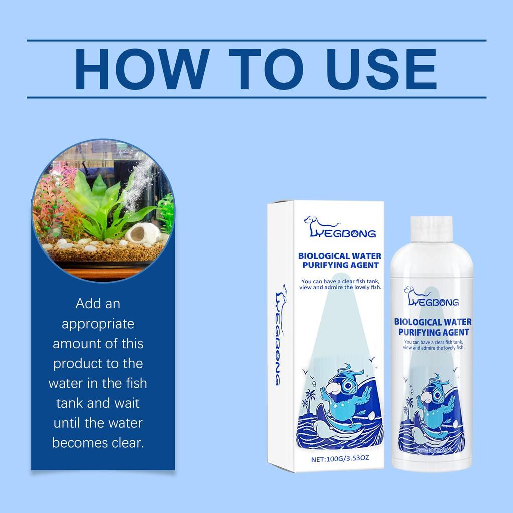 YEGBONG Aquarium Wasserreiniger Algenentferner Aquariumreinigung Moosentferner Algenentferner Aquariumwasserreinigung Moosentferner