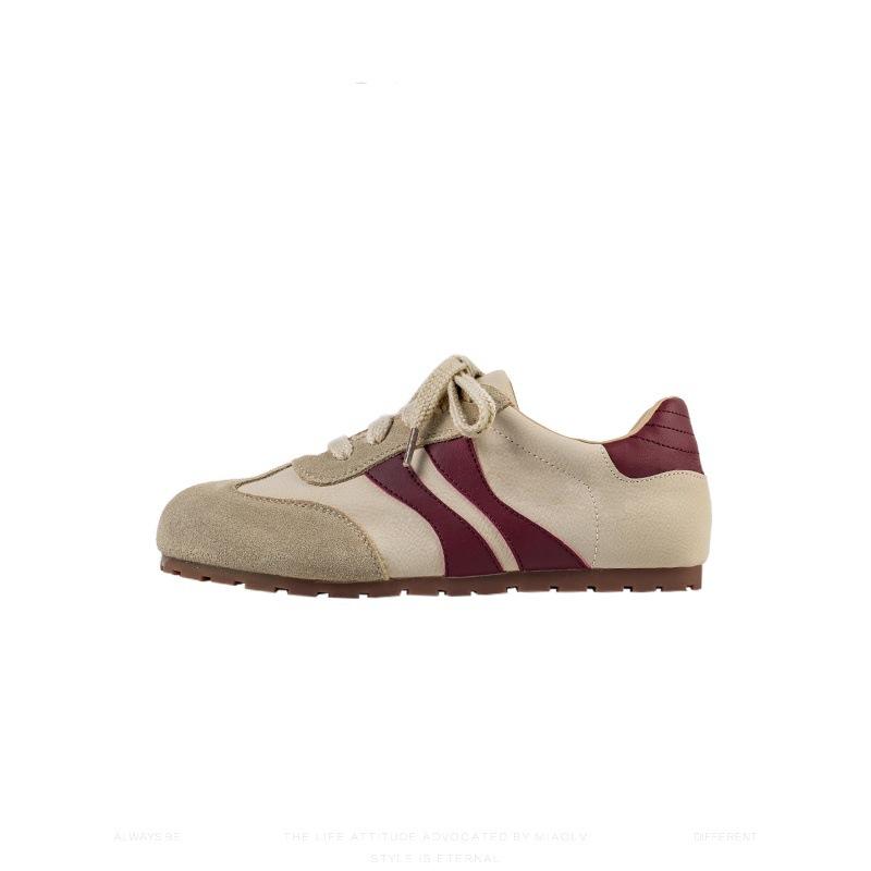 

Ziyan Neighborhood School Sister~ Retro German Training Shoes Women s 2025 Spring Flat Forrest Gump Women s Shoes Casual Sneakers 40 красный