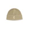 C Logo Felt Applique Beanie Sage Green CO2504CA09SG 279032