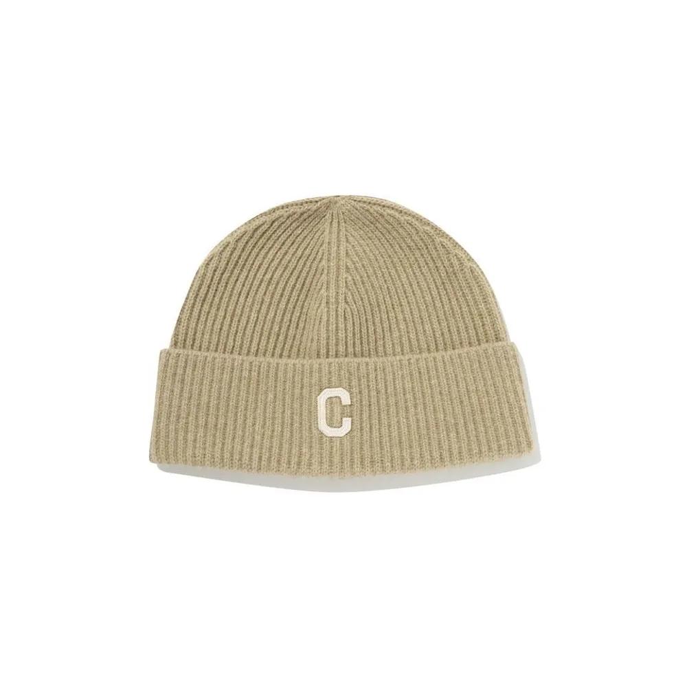 

C Logo Felt Applique Beanie Sage Green CO2504CA09SG 279032 F