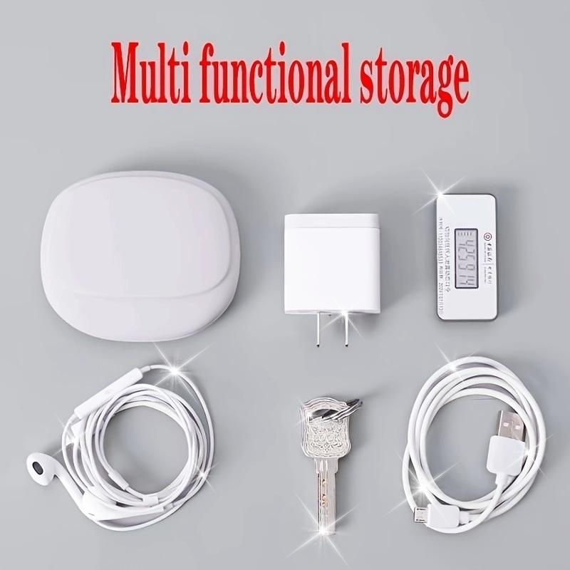 3Pcs Colorful Cable Storage Bag - Portable Headphones, Chargers and Jewelry Storage Boxes
