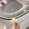 WTEMPO Large Household Toilet Seat Cover Pads Thickened Warm Toilet Seat Cushions Printed All-season Universal Toilet Seat Covers