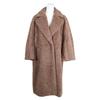 DRAWER [Good Condition] 6525-234-0757 Melange Shaggy Tailored Collar Coat 36 Pink brownUsed
