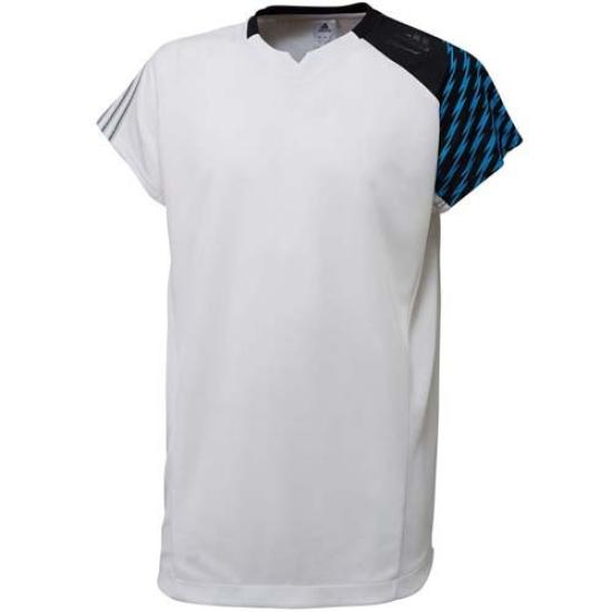 

Adidas Revolution Short Sleeve Training Shirt DDO63 F92869 Blue S14 White/Solar J/S