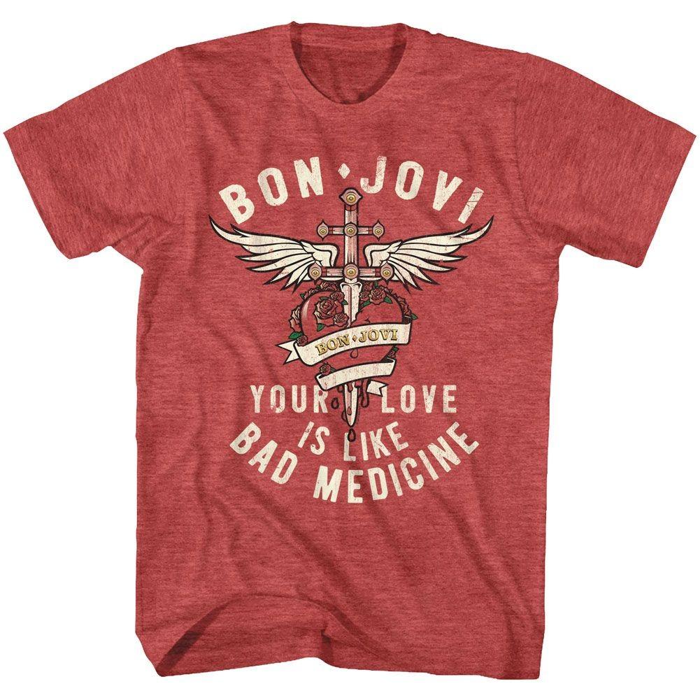 Музыкальная футболка Bon Jovi Bad Medicine S