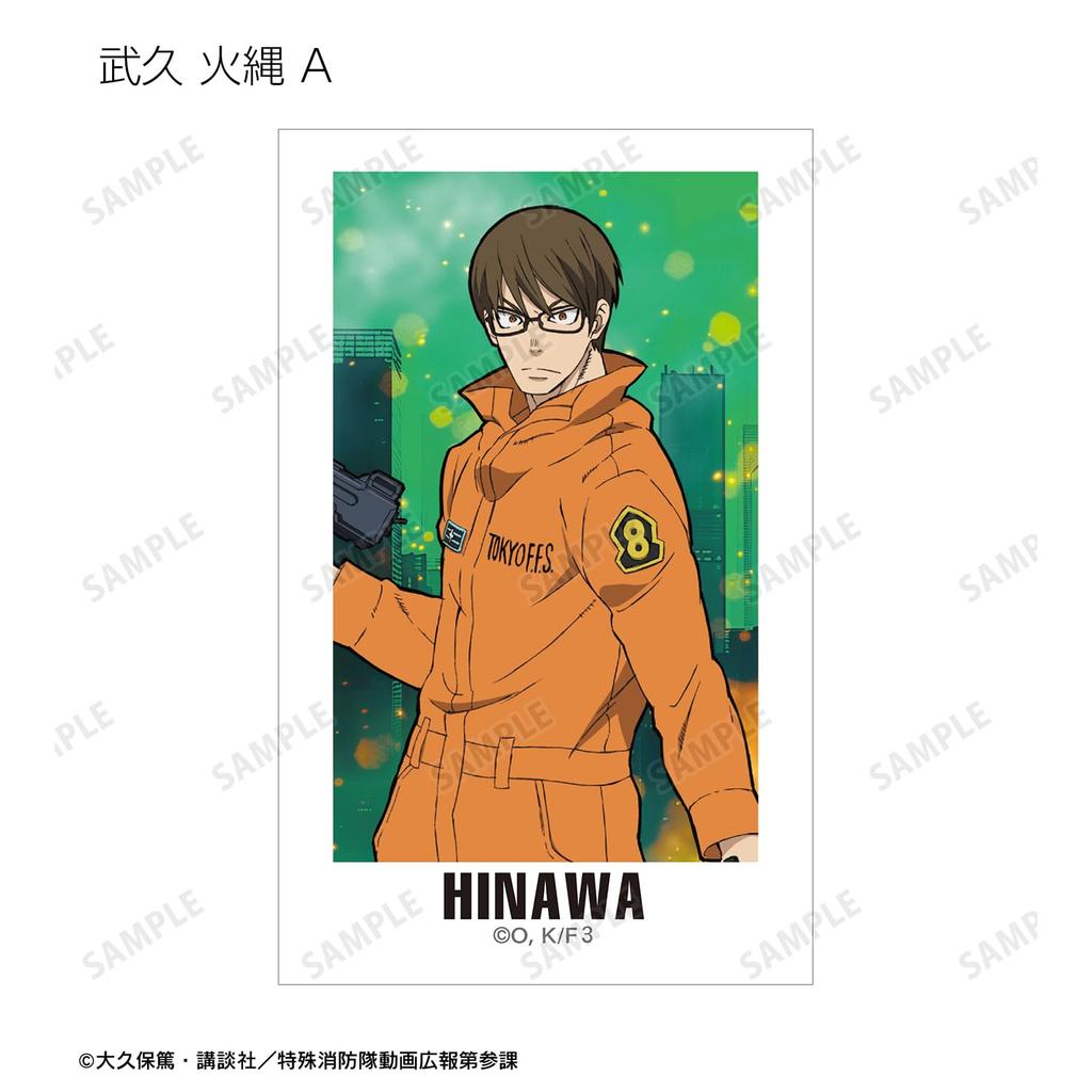 TV Anime Force Season Trading Instant Camera Style Illustration Cards Box of 22 "Fire 3"