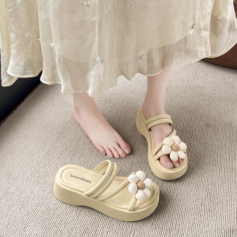 Fashion Beach Shoes Slippers Casual Slides Sabot Luxury Flat Summer Scandals Flat Shoes Female Slippers Casual Slides Summer Clogs Woman