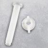 Toilet Seat Hinge Toilet Screws Toilet Nuts Toilet Bolt For Toilet Plastic White For Seat Hinge Bolt Screw Kit