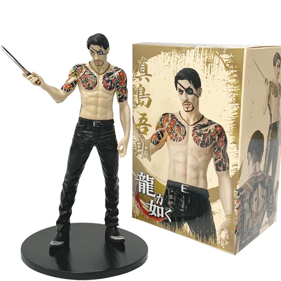 

17Cm/6.69In Yakuza Peripheral Figure Goro Majima Action Figures Figurine Pvc Collection Model Toys Gifts (As shown-12086)-