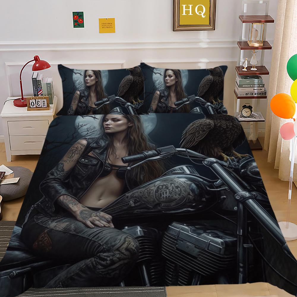 Beauty Skull Printed Home Textiles Single Size Polyester Duvet Covers Man High Ranking Bedroom Decor