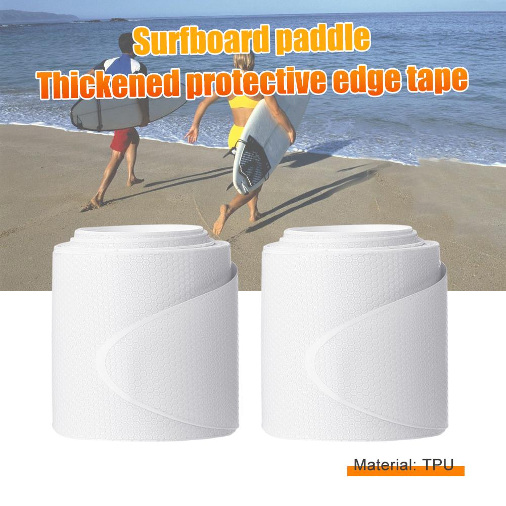 2pcs Paddle Board Rail Tape Anti-scratch 84inch Surfboard Rail Protective Film Easy To Stick Remove Surfing Accessories