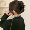 Women's Black Large Shark Claw Hair Clip for Advanced Style