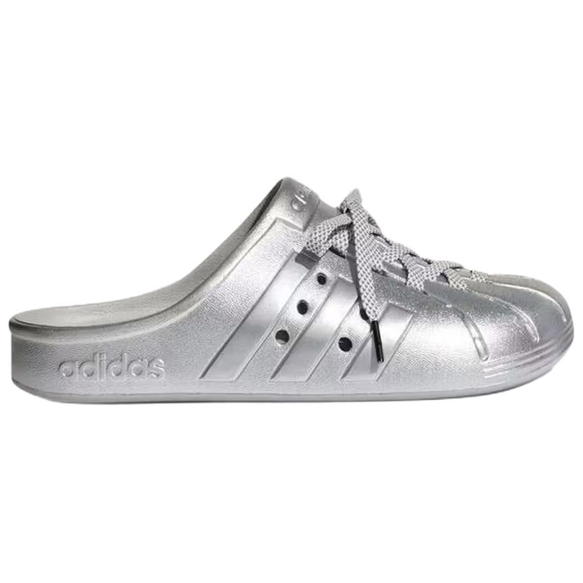 Adidas ADILETTE CLOGS Unisex Silver LA5011