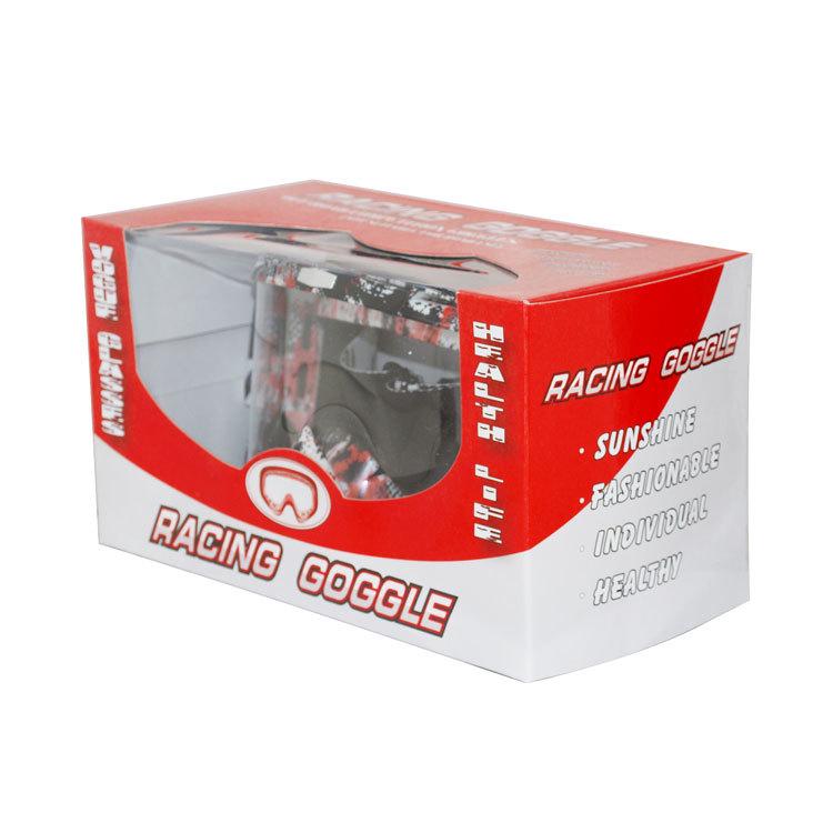 Gogle Kartingowe T815-7 Off-Road i Narciarskie z Wzorem Nanoszonym Metodą Transferu Wodnego QL037