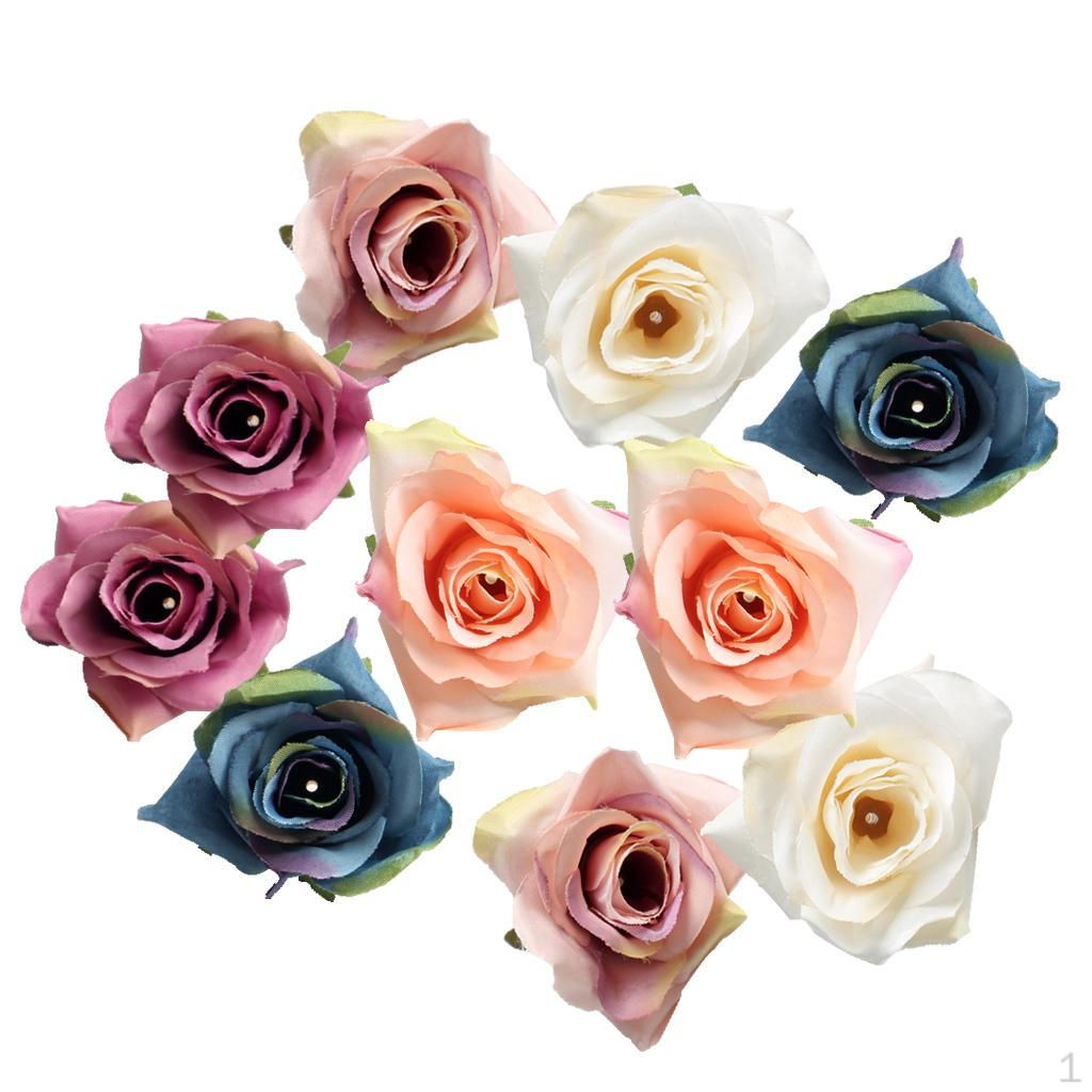 

.5cm Silk Artificial Rose Head For Garland Floristry Flowers DIY mixed