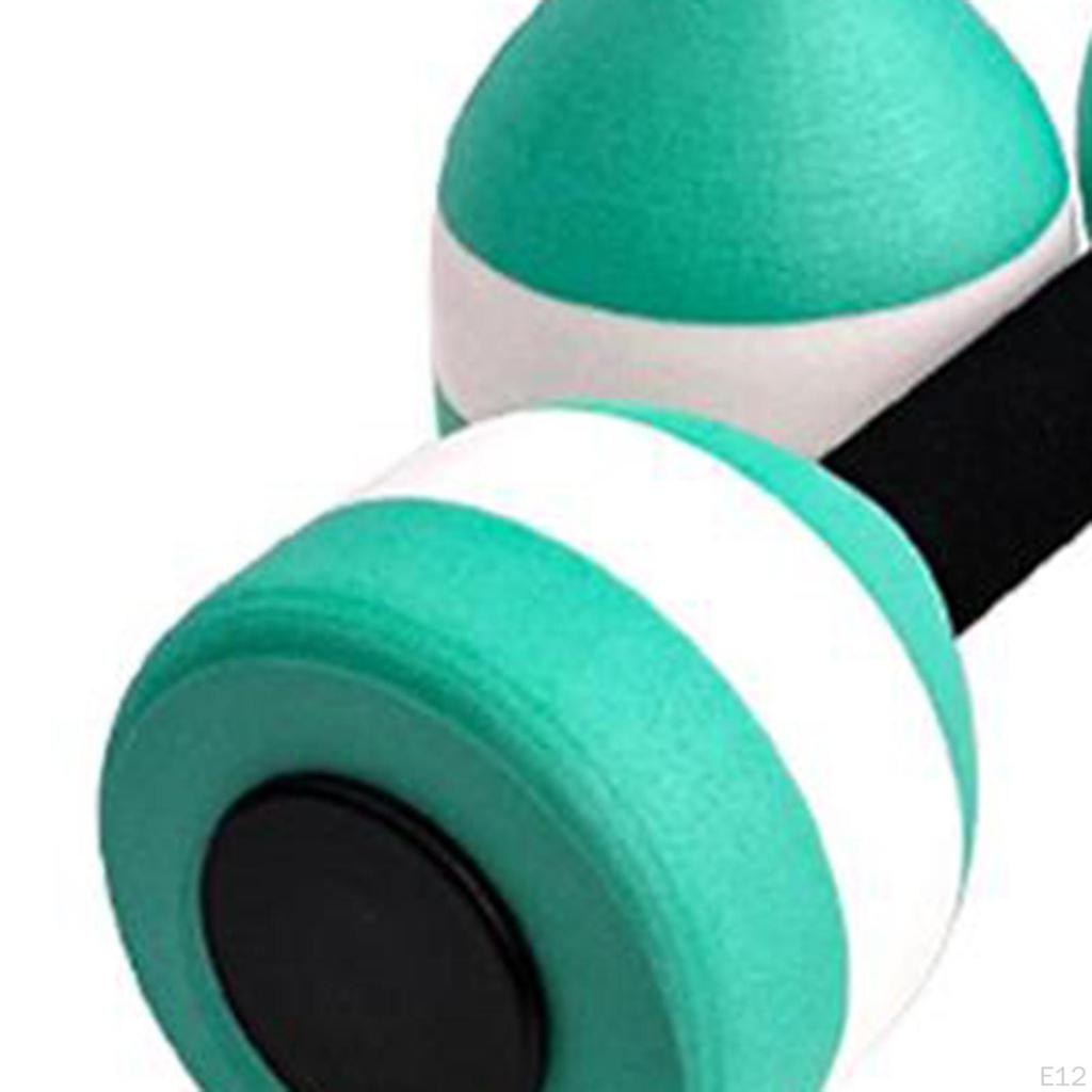 2 gantere acvatice pentru exerciții, ușoare și ușor de apucat, piscină, zona lombară