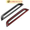 Stickers for MG4 EV 2026 2026 2026 LHD Car Front AC Outlet Cover Sticker Carbon Fiber Air Conditioning Trim Accessories