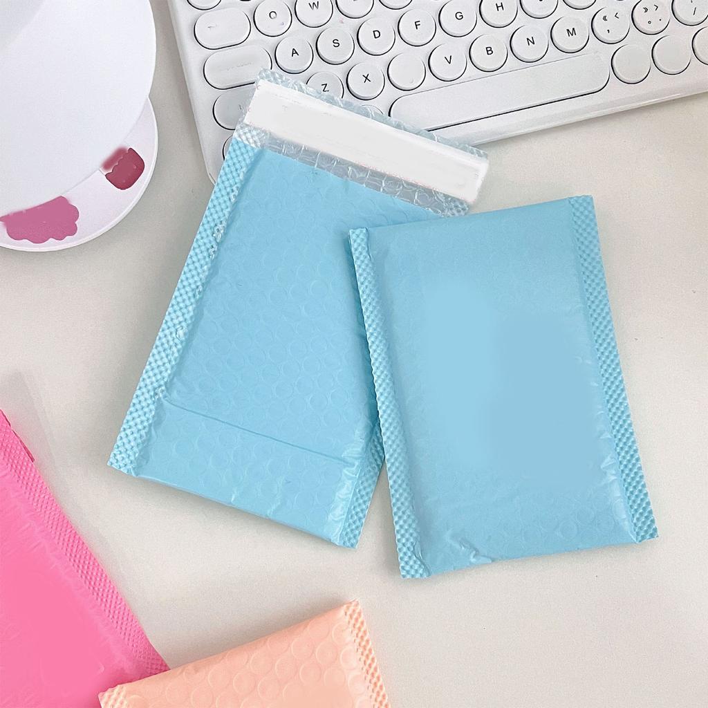 Luftpolsterversandtasche Blau PE Verdickt Stoßfest Luftpolsterumschläge für Handyhülle Karten Verpackung