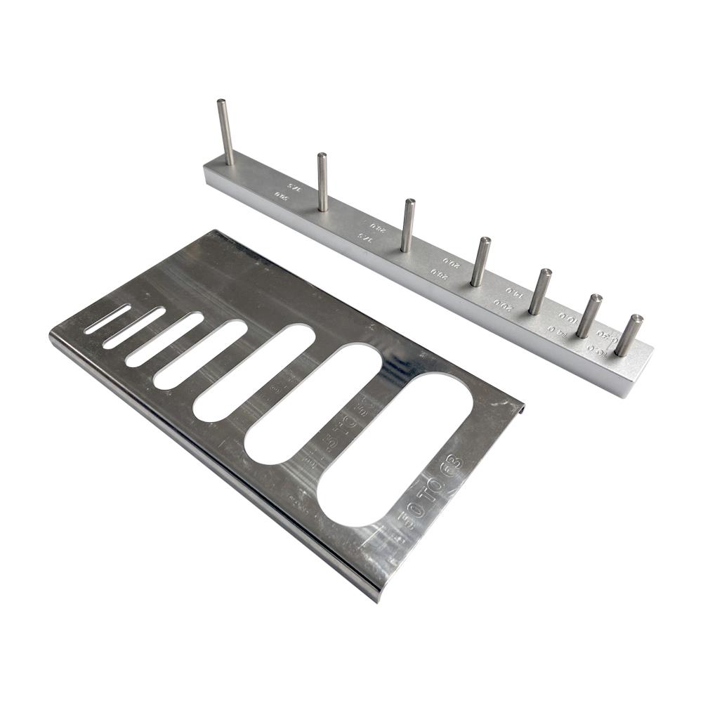 Thickness Gauge for Aggregate Flakiness Index Elongation Gauge белый