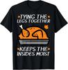 Thanksgiving Turkey Tying Legs Together Funny Fall Unisex T-Shirt