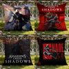 A-Assassin's GameCreed S-Shadows Cushion Cover Home & Car Dual-Scene Pillow Cover: Reversible for Premium Comfort