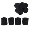 4Pcs Horse Leg Warp Self Adhesive Breathable Wear Resistant Animal Leg Bandage For Cows Horses Black