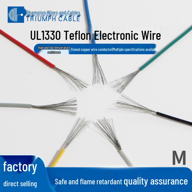 1332 18AWG Fluoroplastic Electrical Wire - 305m, Corrosion & Aging Resistant