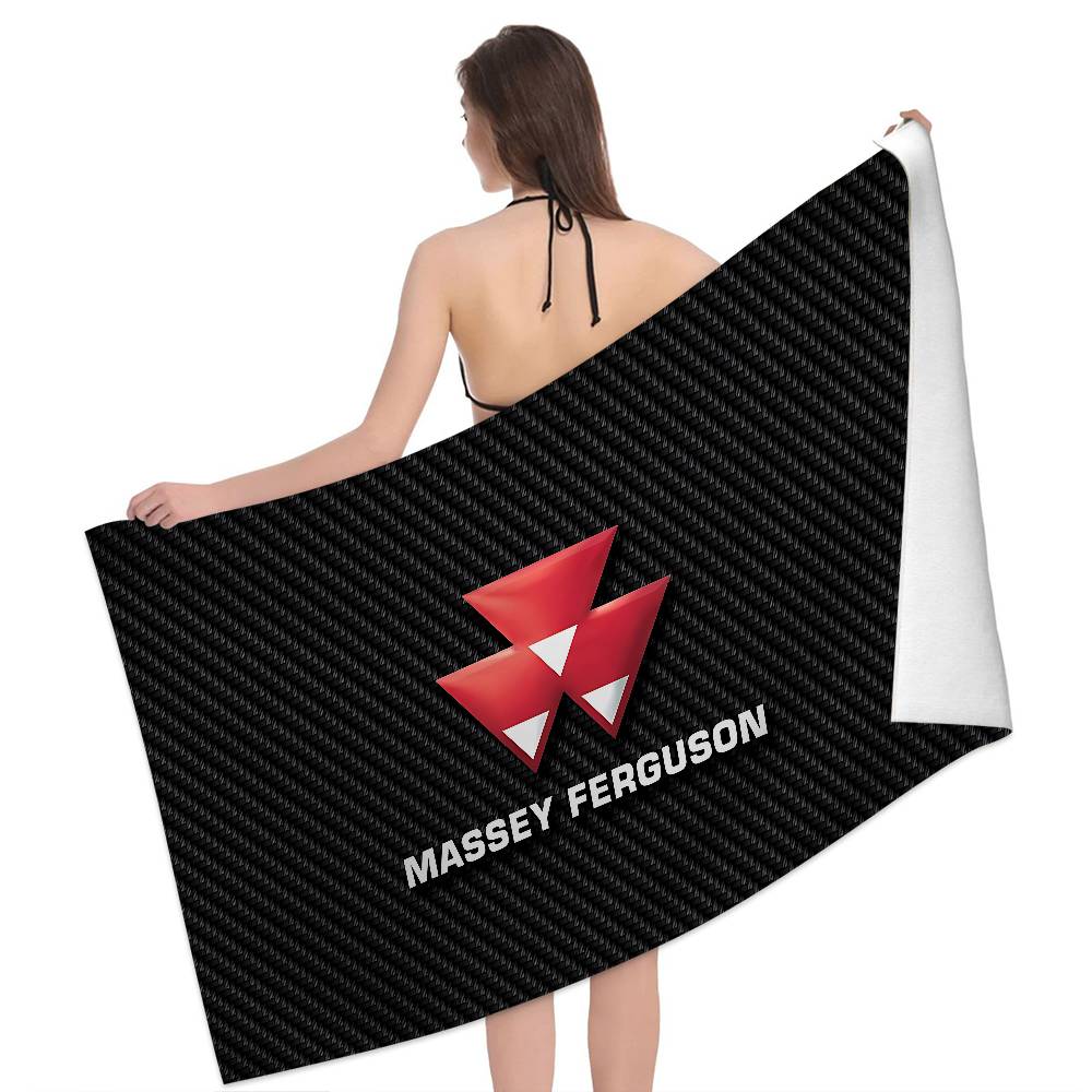 M-Massey F-Ferguson Microfiber Beach Towel Absorbent Quick Dry Soft Yoga Swimming Resort Mountain Climbing Towel