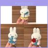 Floral Plush Keychain With Tulip Lily And Cherry Blossom For Gift Collectors