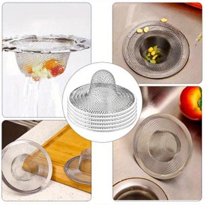 5/10PCS Edelstahl Mesh Bad Becken Waschbecken Abfluss Stopper Filter Korb Küche Abfall Waschbecken Sieb Entsorger Stecker sauber Werkzeug