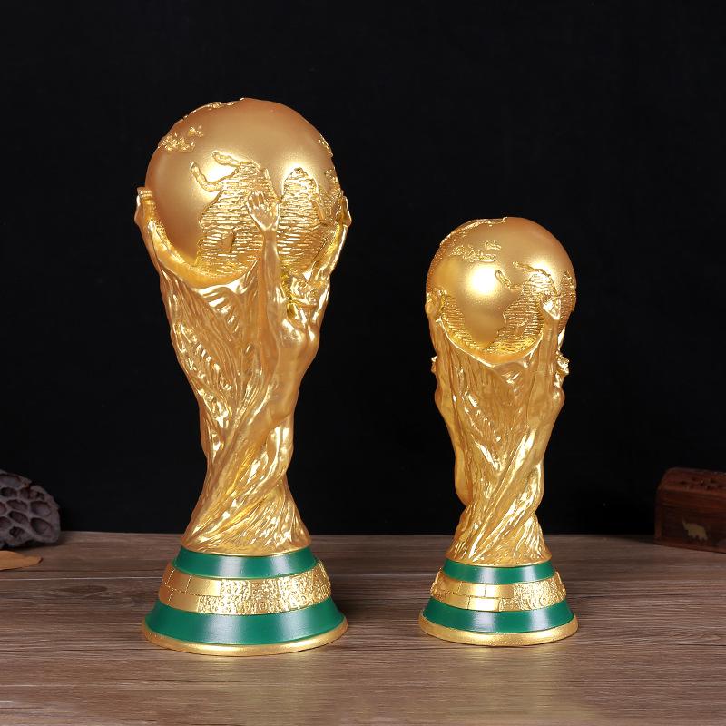 Qatar 2022 World Cup Resin Model of Jules Rimet Trophy - Football Souvenir Handicraft