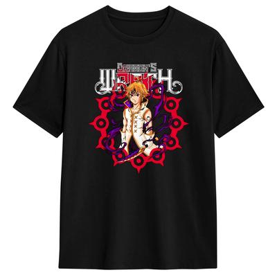 The Seven Deadly Sins Anime Cotton T Shirts Trendy Cool Tee Shirt for Unisex Beach Awesome Casual Short Sleeve Top Tees